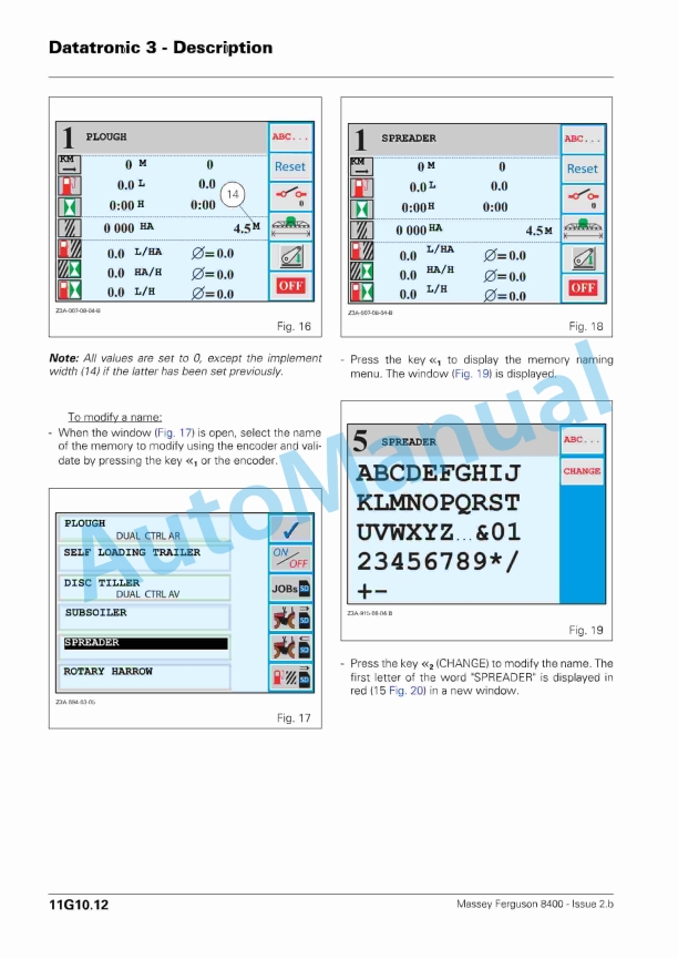 Massey Ferguson 8400 Series Tractor Workshop Service Manual 3378647M3-5