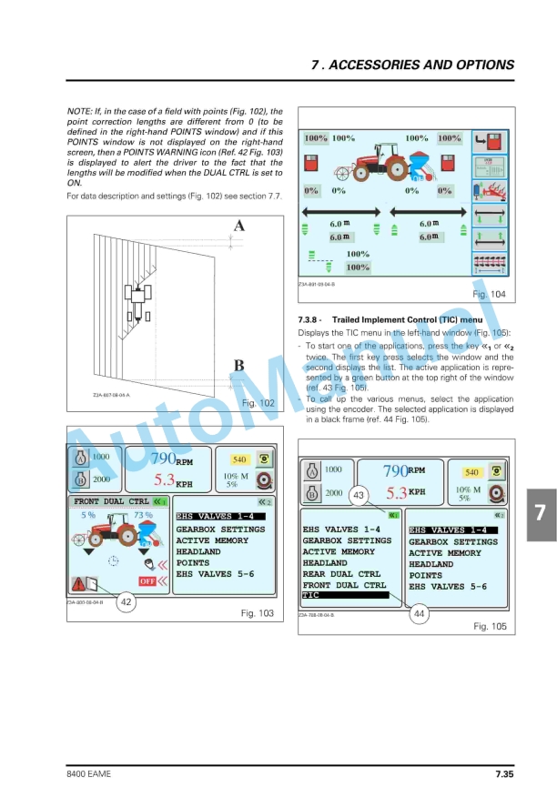 Massey Ferguson 8400 Series Tractors Operator Instruction Book 3378486M2-4