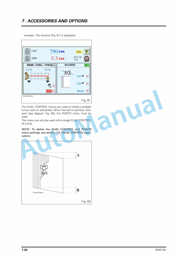 Massey Ferguson 8400 Series Tractors Operator Instruction Book 3378593M1-4