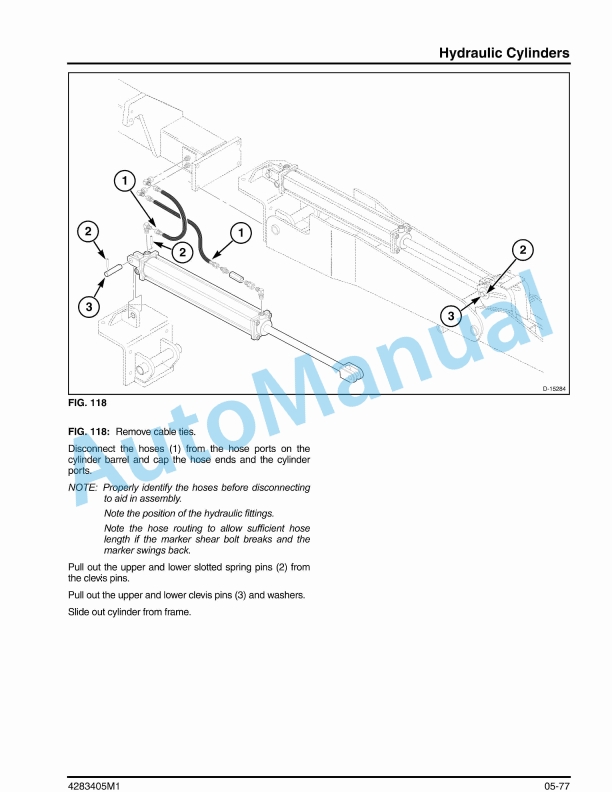 Massey Ferguson 8516, 8523, 8524, 8531 Planter Workshop Service Manual 4283405M1-2