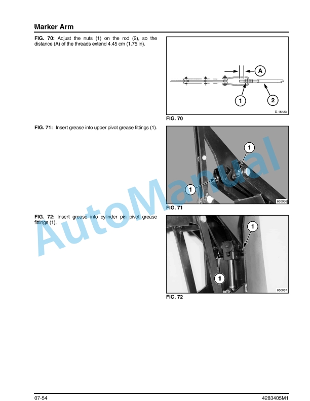 Massey Ferguson 8516, 8523, 8524, 8531 Planter Workshop Service Manual 4283405M1-4