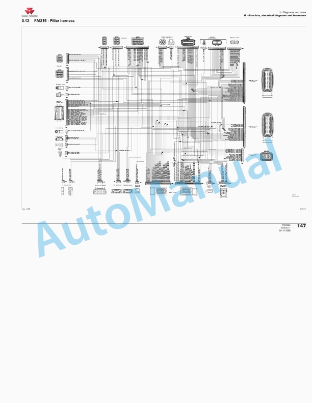 Massey Ferguson 8600 Series Tractors Workshop Service Manual 4346379M2-5