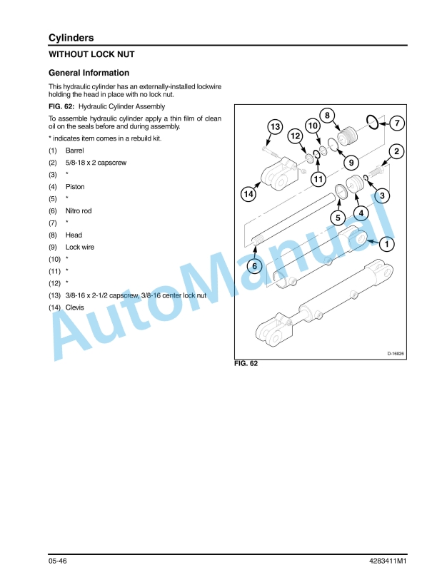 Massey Ferguson 8702, 8704, 8706, 8708, 8716, 8718, 8722, 8738, 8762 Planter Service Manual 4283411M1-2