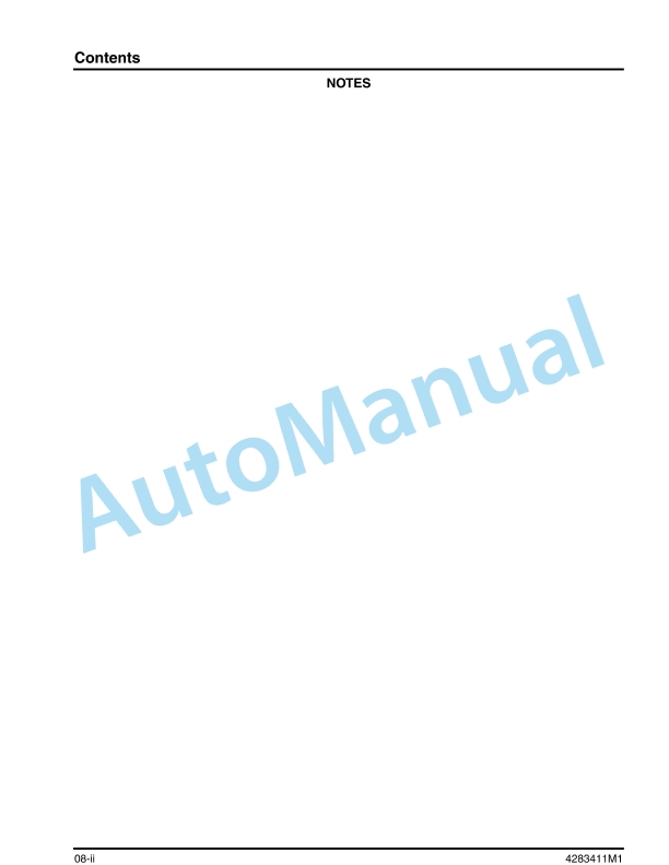 Massey Ferguson 8702, 8704, 8706, 8708, 8716, 8718, 8722, 8738, 8762 Planter Service Manual 4283411M1-4