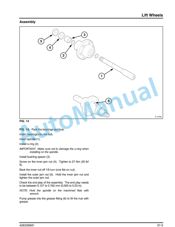 Massey Ferguson 8831 Planter Workshop Service Manual 4283396M1-3