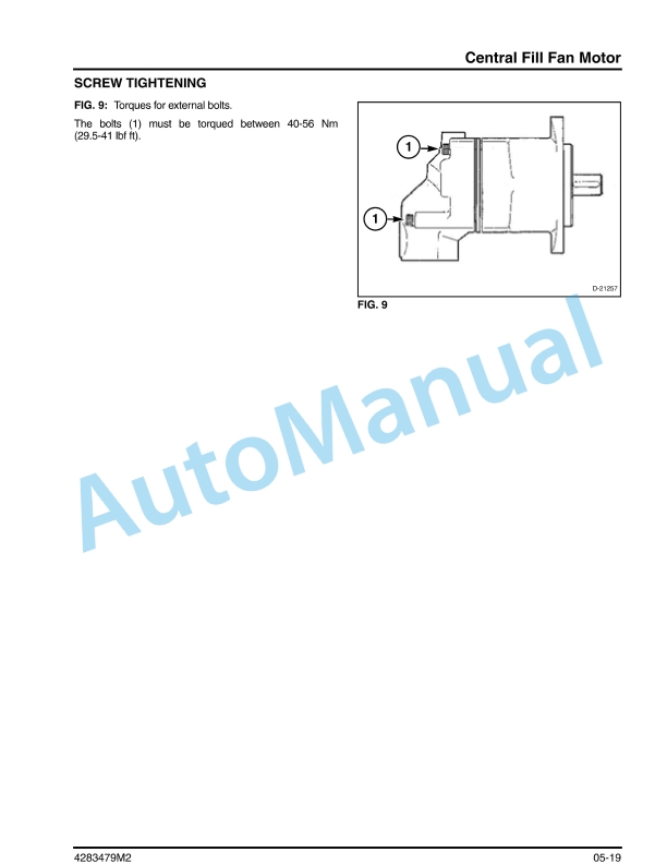 Massey Ferguson 8936 Planter Service Manual 4283479M2-3