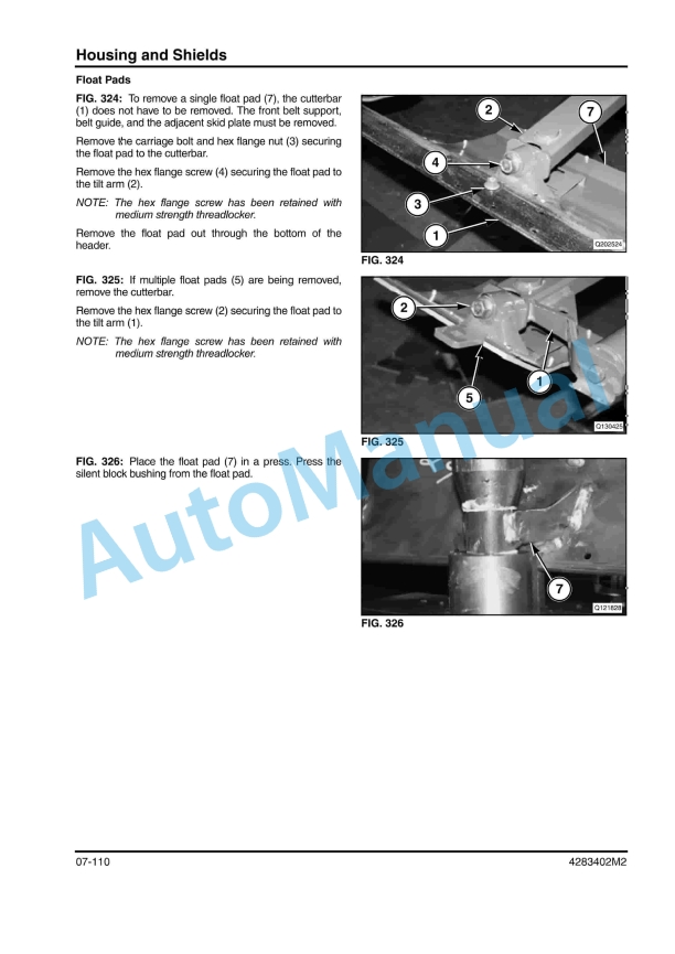 Massey Ferguson 9250 DynaFlex Draper Header Service Manual 4283402M2-4