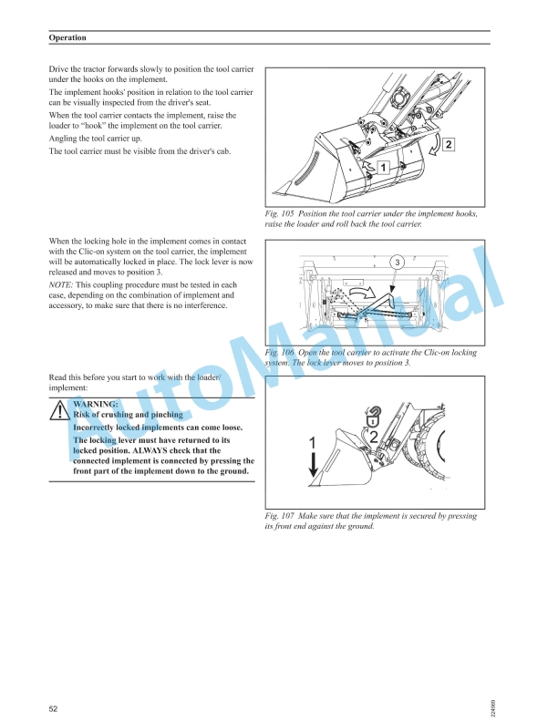 Massey Ferguson 931, 936, 941, 946, 951, 956, 958, 961, 968, 978, 988 Series Loaders Operators Manual-3