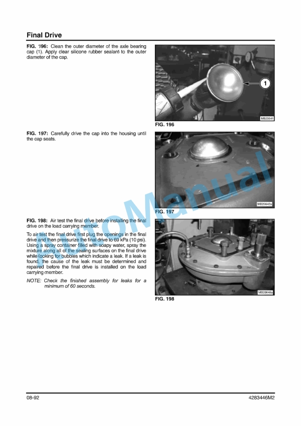 Massey Ferguson 9520, 9530 Rotary Combine Service Manual 4283446M2 2 Massey Ferguson 9520, 9530 Rotary Combine Service Manual 4283446M2 - Image 2
