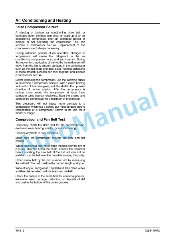 Massey Ferguson 9520, 9530 Rotary Combine Service Manual 4283446M2 5 Massey Ferguson 9520, 9530 Rotary Combine Service Manual 4283446M2 - Image 5