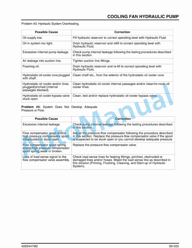 Massey Ferguson 9540, 9550, 9560 Rotary Combine Service Manual 4283447M2 3 Massey Ferguson 9540, 9550, 9560 Rotary Combine Service Manual 4283447M2 - Image 3
