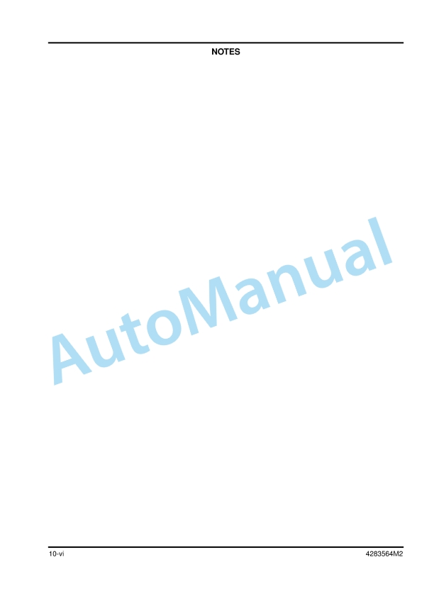 Massey Ferguson 9545, 9565 Rotary Combine Service Manual 4283564M2 3 Massey Ferguson 9545, 9565 Rotary Combine Service Manual 4283564M2 - Image 3