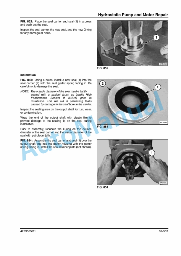 Massey Ferguson 9690, 9790 Rotary Combine Workshop Service Manual 4283065M1 3 Massey Ferguson 9690, 9790 Rotary Combine Workshop Service Manual 4283065M1 - Image 3