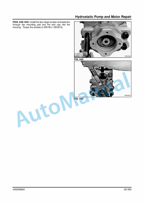 Massey Ferguson 9695, 9795 Rotary Combine Workshop Service Manual 4283358M1 4 Massey Ferguson 9695, 9795 Rotary Combine Workshop Service Manual 4283358M1 - Image 4