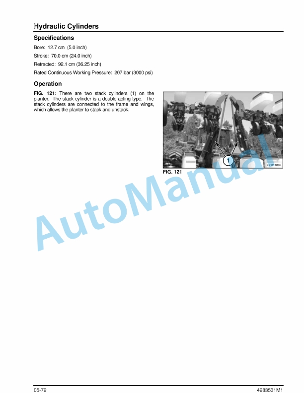 Massey Ferguson 9792, 9776 Planter Service Manual 4283531M1-2