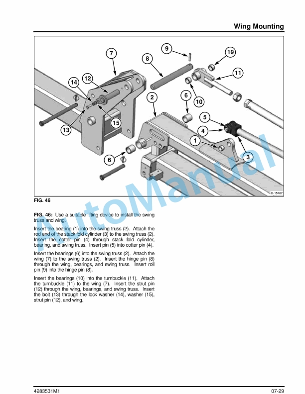 Massey Ferguson 9792, 9776 Planter Service Manual 4283531M1-4