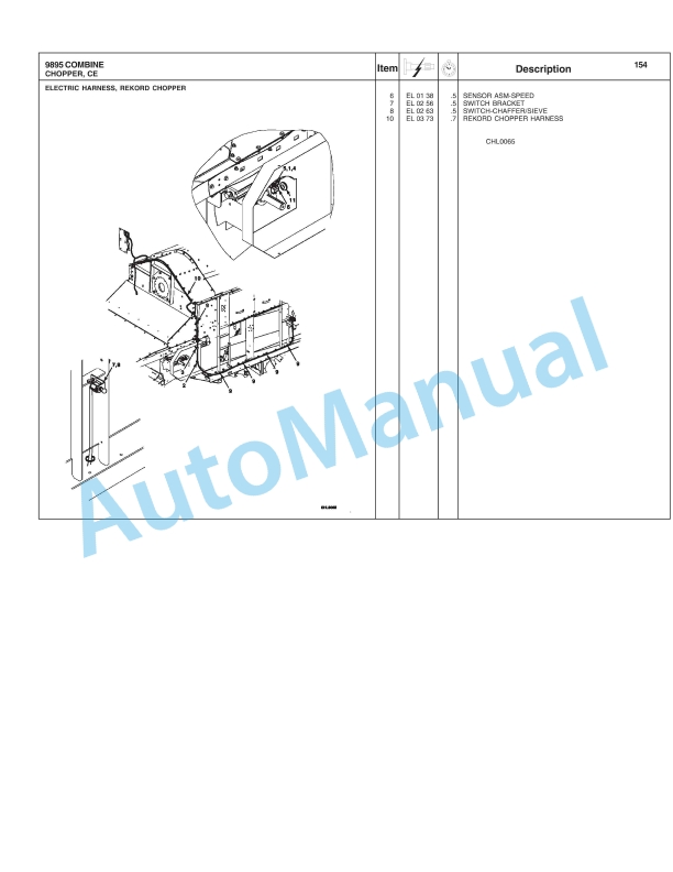 Massey Ferguson 9895 Combine Repair Time Schedule 4283384M2-2