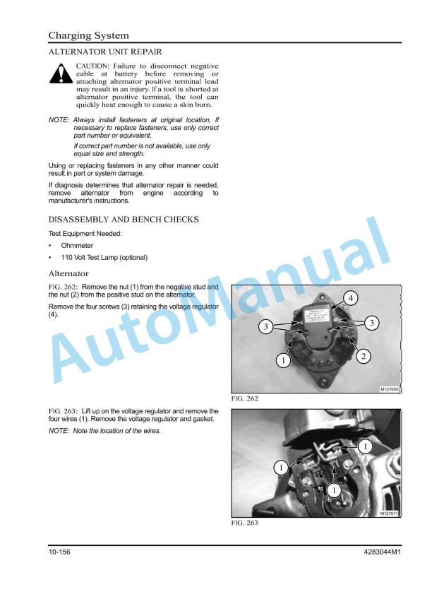 Massey Ferguson 9895 Rotary Combine Workshop Service Manual 5 Massey Ferguson 9895 Rotary Combine Workshop Service Manual - Image 5