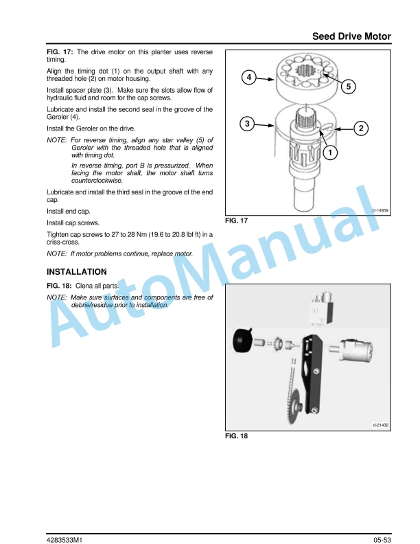 Massey Ferguson 9936 Planter Service Manual 4283533M1-4