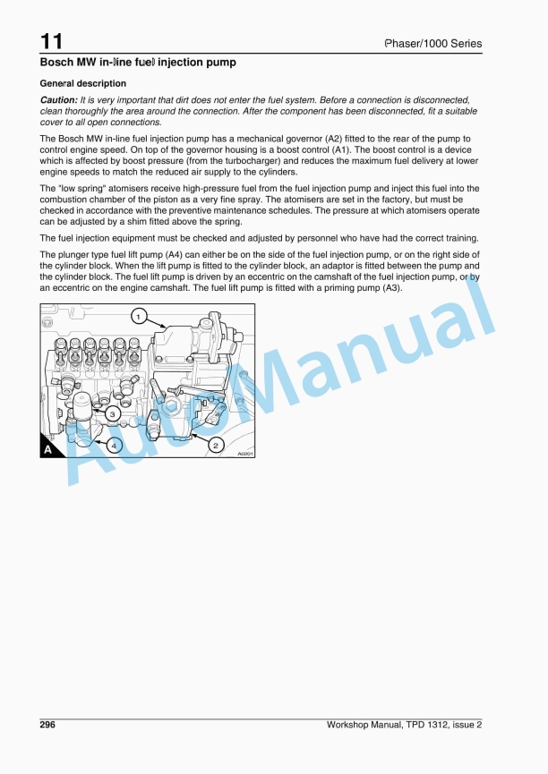 Massey Ferguson AA to AH, YA to YE Perkins Phaser And 1000 Series Workshop Manual 3 Massey Ferguson AA to AH, YA to YE Perkins Phaser And 1000 Series Workshop Manual - Image 3