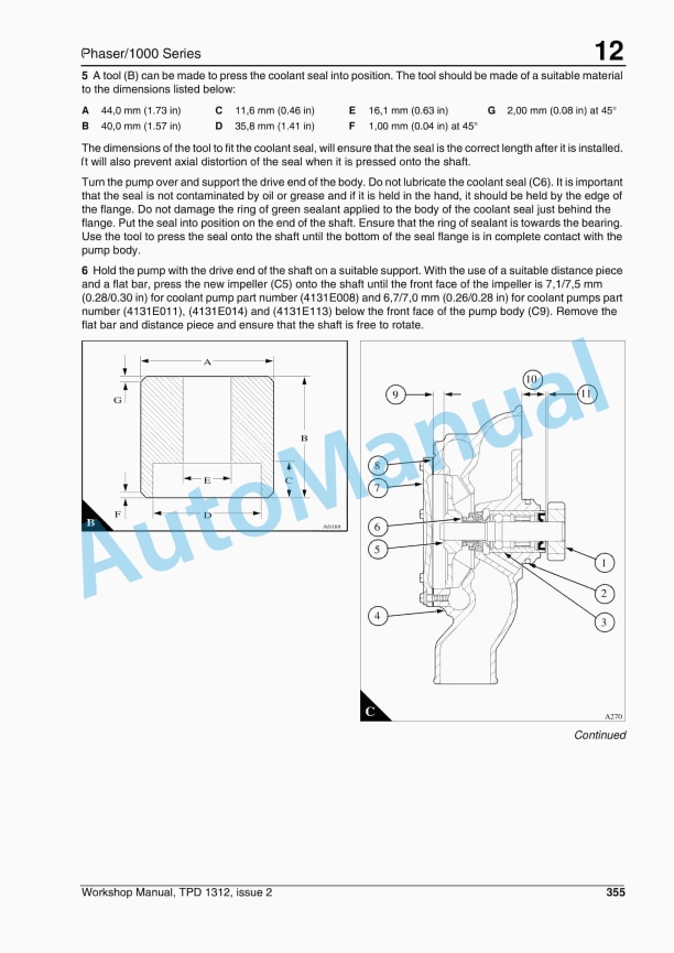 Massey Ferguson AA to AH, YA to YE Perkins Phaser And 1000 Series Workshop Manual 5 Massey Ferguson AA to AH, YA to YE Perkins Phaser And 1000 Series Workshop Manual - Image 5