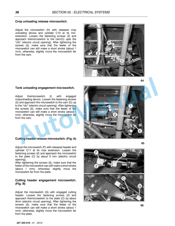 Massey Ferguson Activa 7345 S, Activa 7345 S MCS, Activa 7347 S, Activa 7347 S MCS Workshop Manual 327325010-3