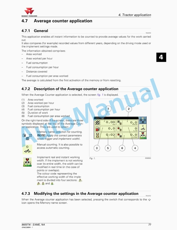 Massey Ferguson Datatronic CCD Operators Manual 4346236M4-2
