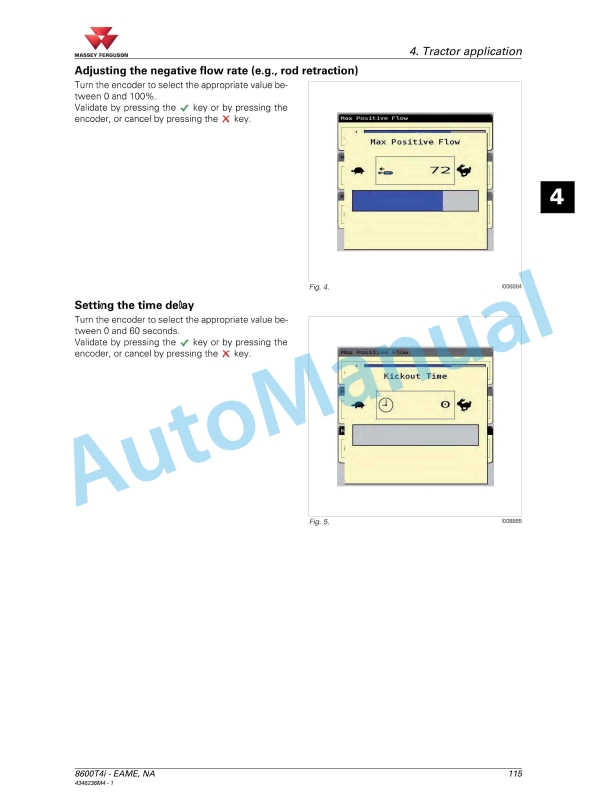 Massey Ferguson Datatronic CCD Operators Manual 4346236M4-4