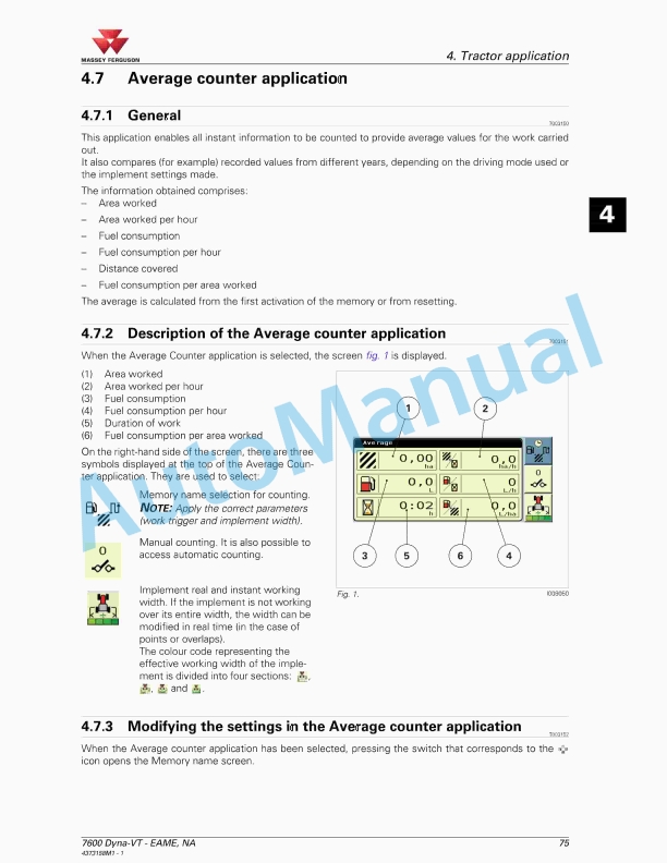 Massey Ferguson Datatronic CCD Operators Manual 4373158M1-2