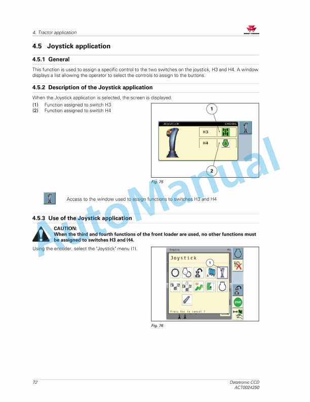 Massey Ferguson Datatronic CCD Operators Manual ACT0024250-2