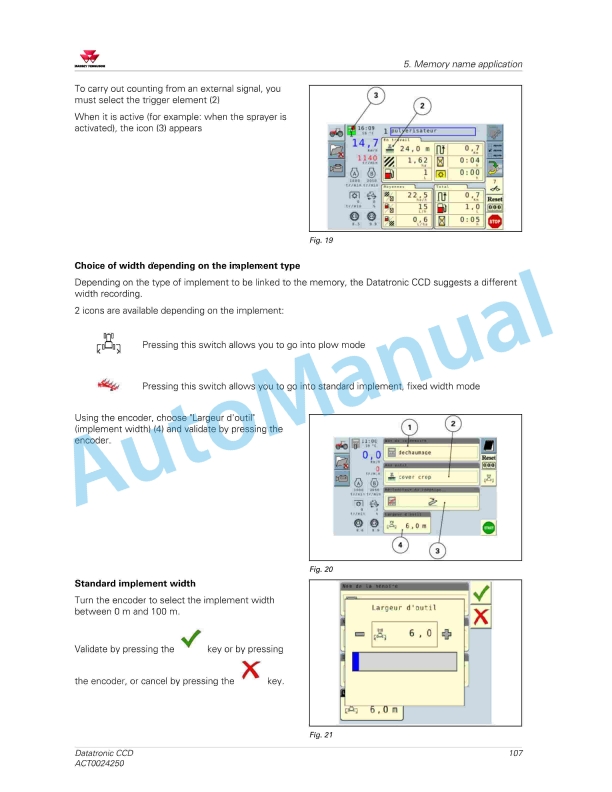 Massey Ferguson Datatronic CCD Operators Manual ACT0024250-4