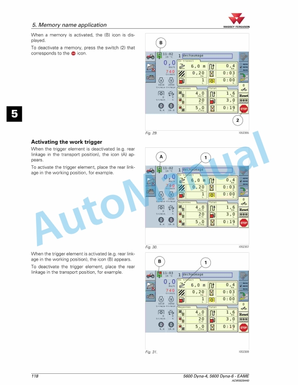 Massey Ferguson Datatronic CCD Operators Manual ACW0029440-5