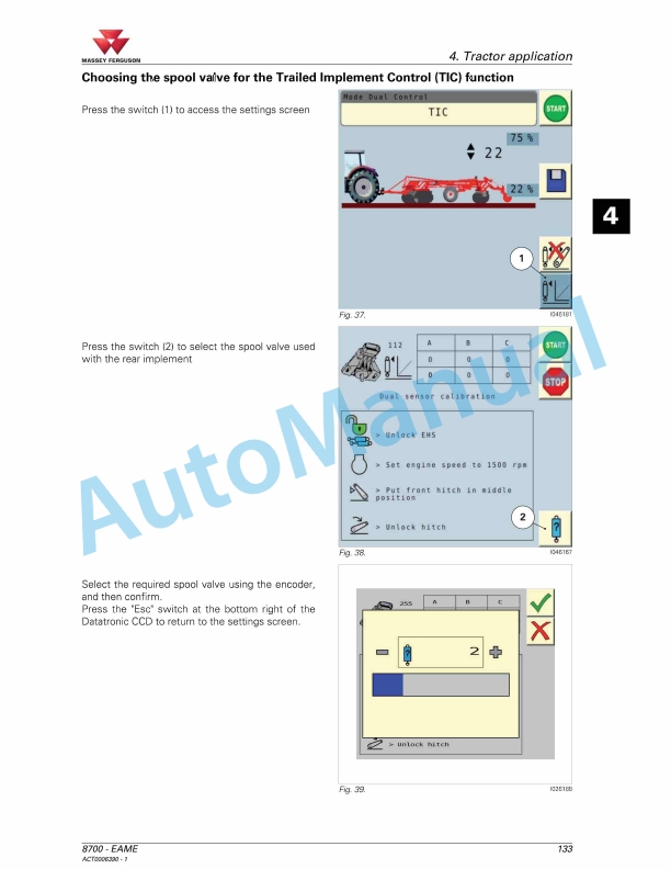Massey Ferguson Datatronic CCD Operators Manual ACW0084050-3