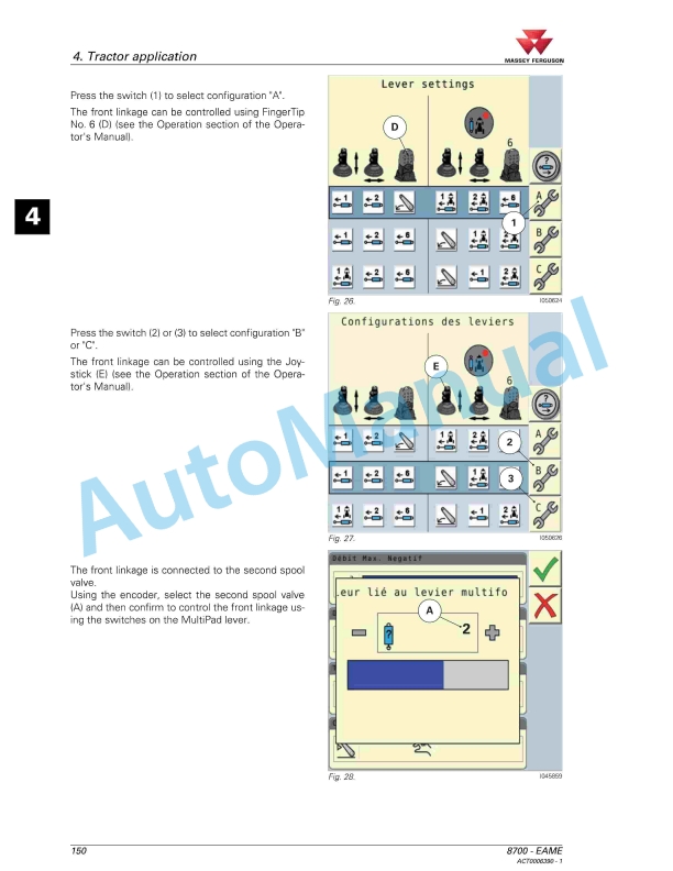 Massey Ferguson Datatronic CCD Operators Manual ACW0084050-4