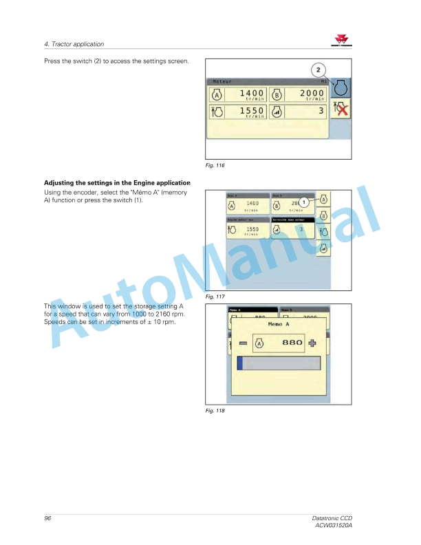 Massey Ferguson Datatronic CCD Operators Manual ACW031520A-2