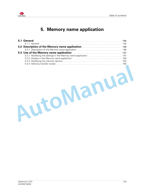Massey Ferguson Datatronic CCD Operators Manual ACW031520A-4