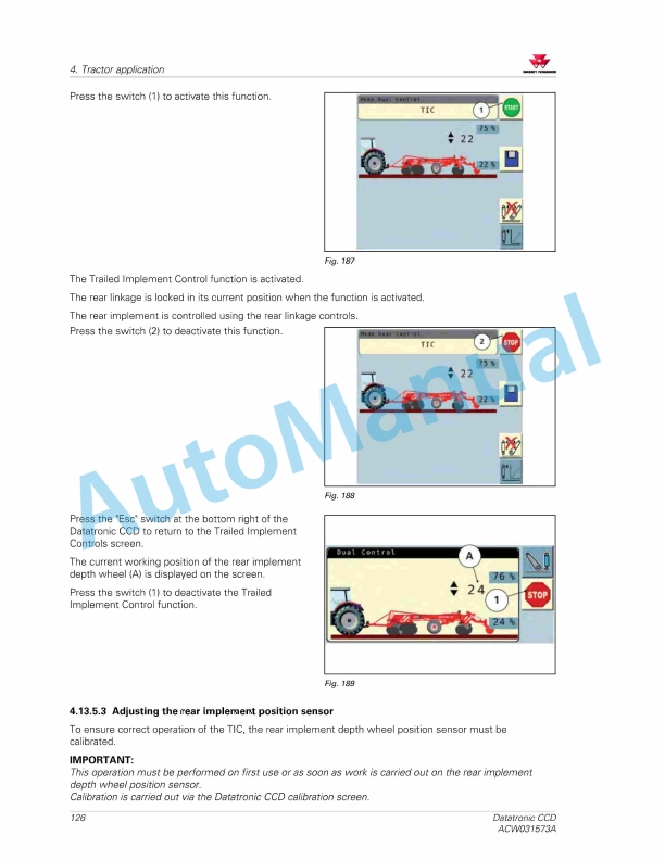 Massey Ferguson Datatronic CCD Operators Manual ACW031573A-3