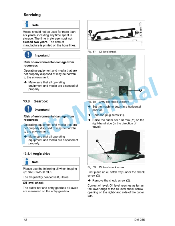 Massey Ferguson DM 255 Disc Mower Operators Manual-4