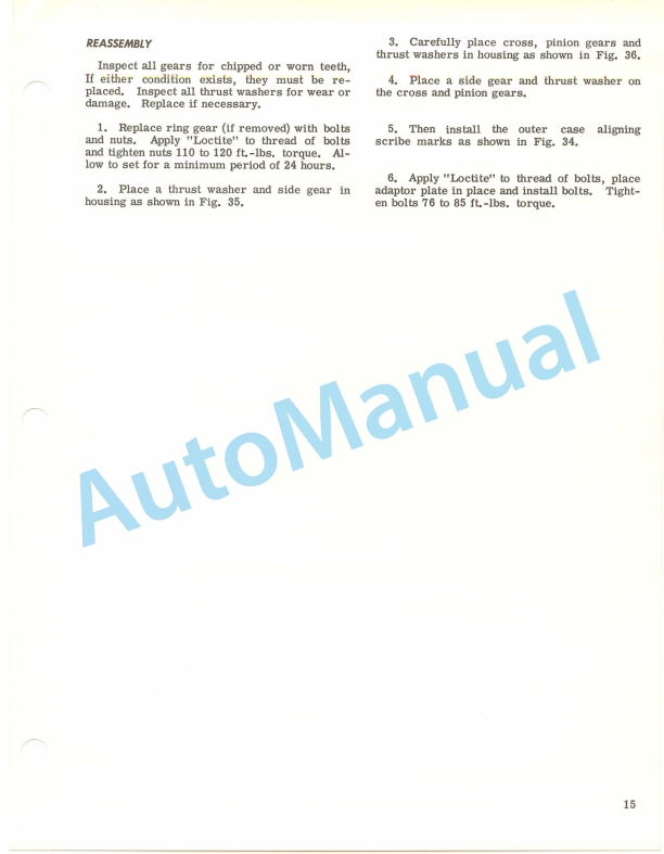 Massey Ferguson MF 1100, MF 1130 Tractors Technical Maintenance Manual-2