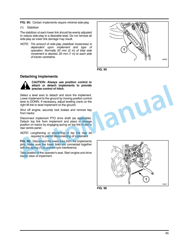 Massey Ferguson MF 1531 Tractor Operators Manual 1857712M1-2