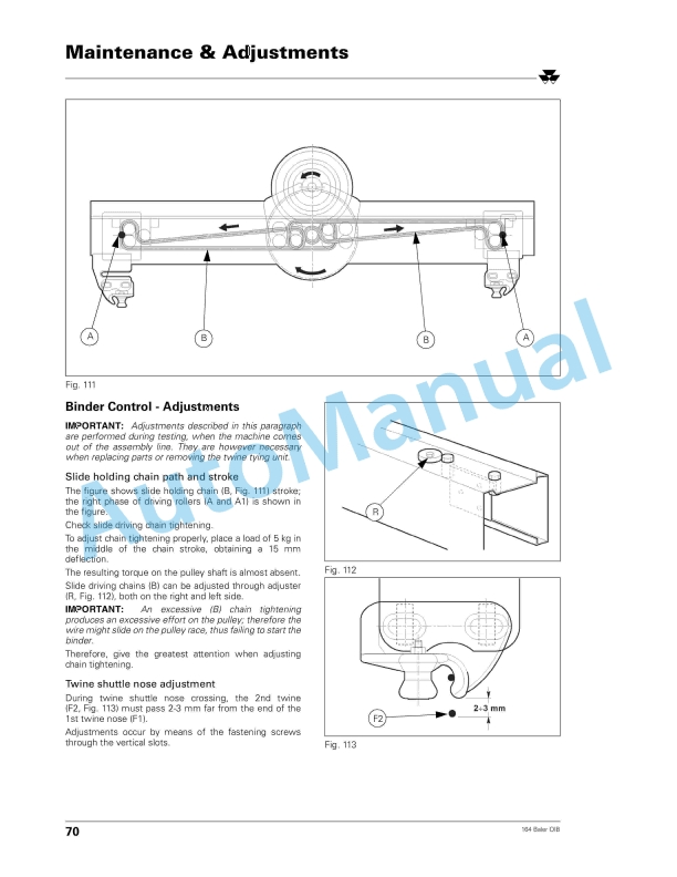 Massey Ferguson MF 164 Tractor Operator Instruction Book 1857459M1-4