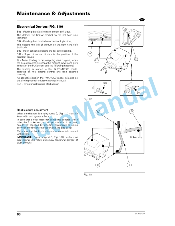 Massey Ferguson MF 166 Tractor Operator Instruction Book 1857446M1-2