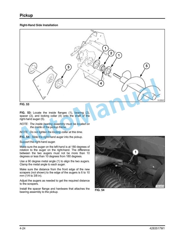 Massey Ferguson MF 1800 Series Small Square Baler Service Manual 4283517M1-2