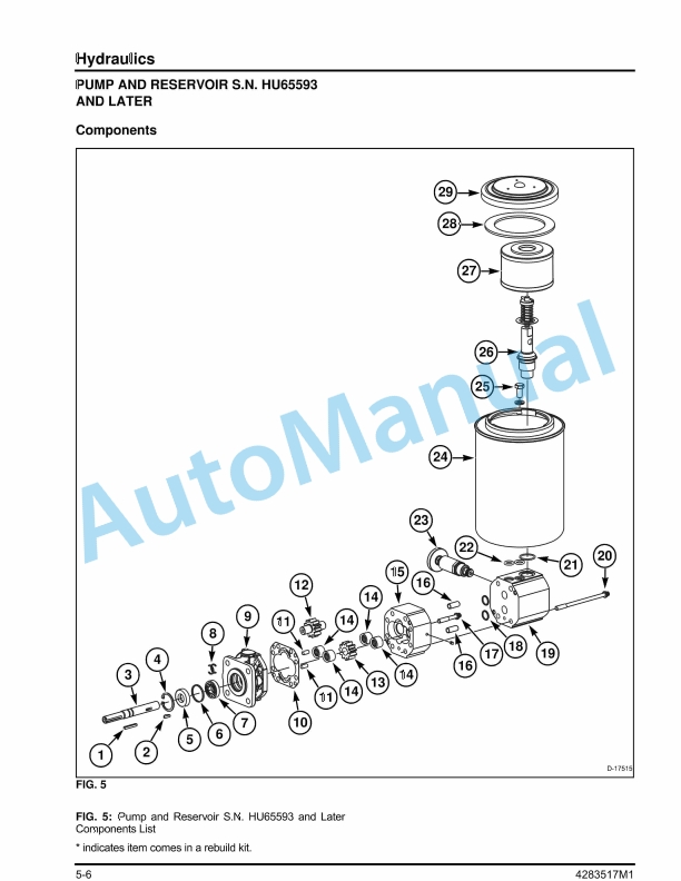 Massey Ferguson MF 1800 Series Small Square Baler Service Manual 4283517M1-3
