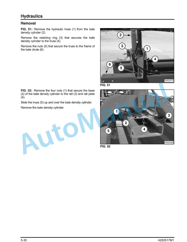 Massey Ferguson MF 1800 Series Small Square Baler Service Manual 4283517M1-4