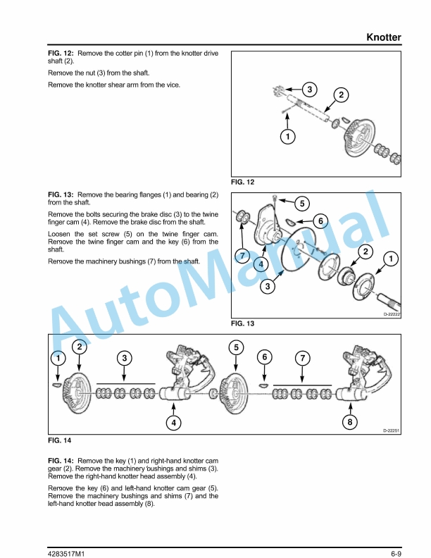 Massey Ferguson MF 1800 Series Small Square Baler Service Manual 4283517M1-5