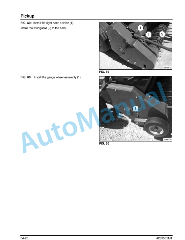 Massey Ferguson MF 1800 Small Square Baler Service Manual 4283565M1-2