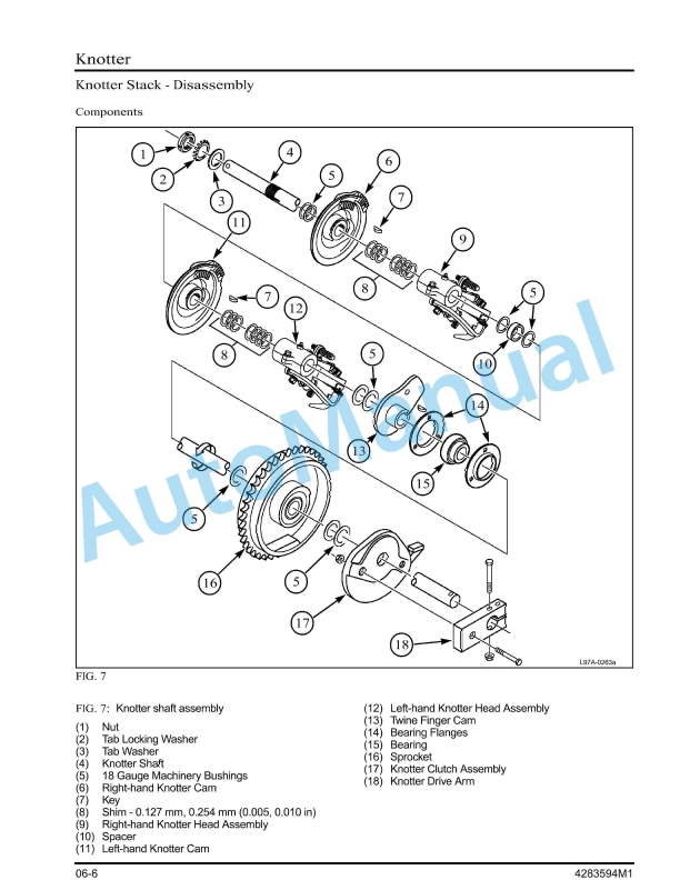 Massey Ferguson MF 1842 Rectangular Baler Service Manual 4283594M1-5