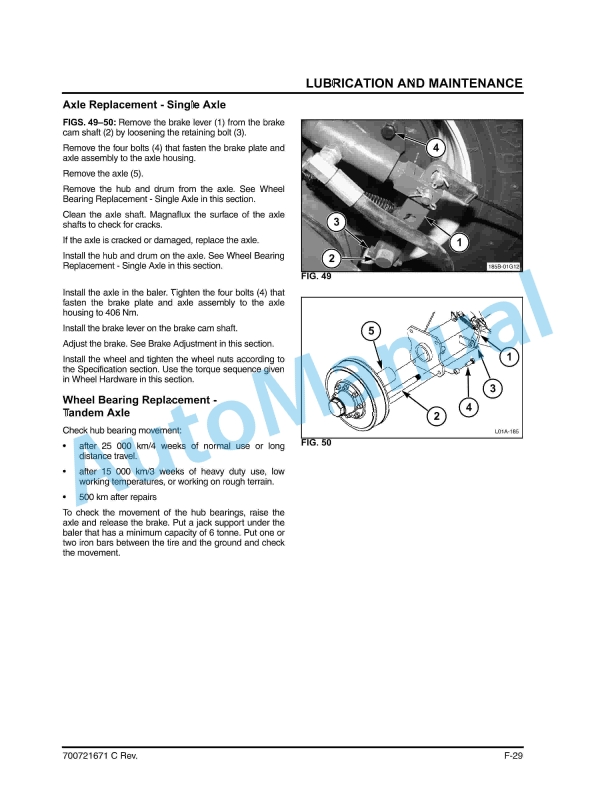 Massey Ferguson MF 185 SII Tractor Operator Instruction Book 700721671-2