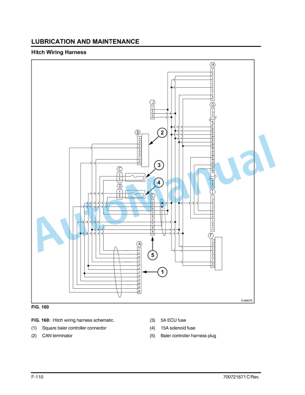 Massey Ferguson MF 185 SII Tractor Operator Instruction Book 700721671-4